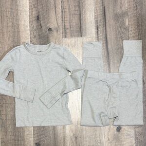 Fruit of the Loom Gray Kids Pajama Set